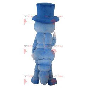 Mascote da lagarta gafanhoto azul - Redbrokoly.com