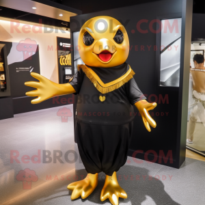 Gold Blackbird maskot...