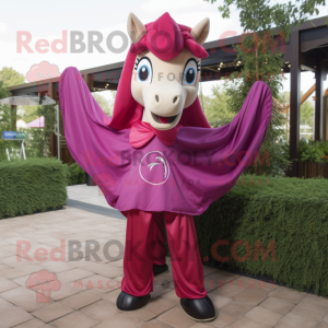Magenta Horseshoe maskot...