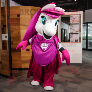 Magenta Horseshoe maskot...