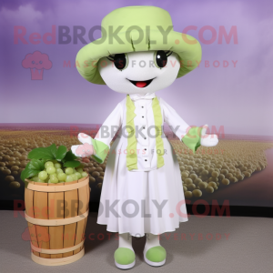 White Grape maskot kostume...