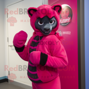 Magenta Panther maskot...