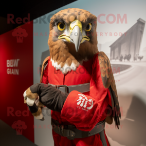 Red Hawk mascotte kostuum...