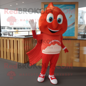 Red Fish And Chips mascotte...