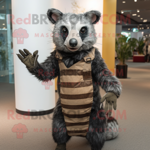  civet mascotte kostuum...