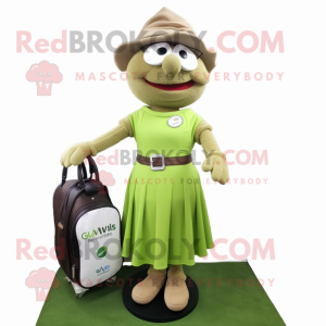 Olive Golf Bag mascotte...