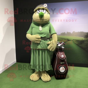 Olive Golf Bag mascotte...