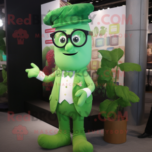 Green Beanstalk maskot...