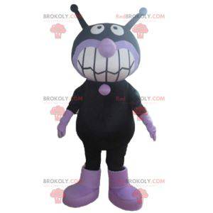 Black and purple alien fly cat mascot - Redbrokoly.com