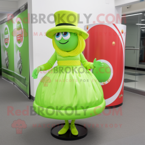 Lime Green Candy mascotte...