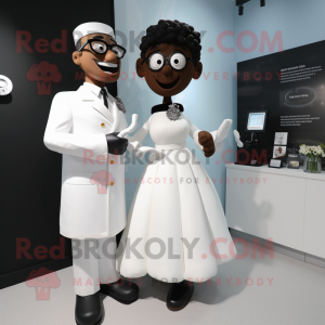 Black Doctor maskot kostyme...