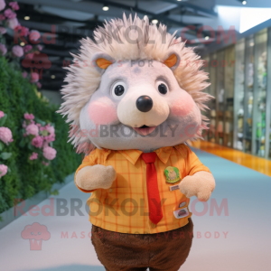 Peach Hedgehog maskot...