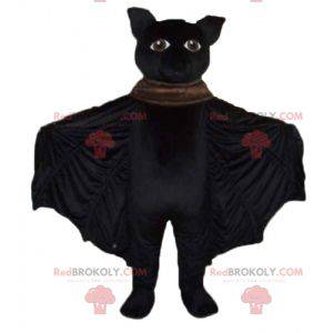 Mascote grande morcego preto de muito sucesso - Redbrokoly.com