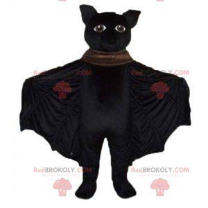 Mascotte de grande chauve-souris noire très réussie -