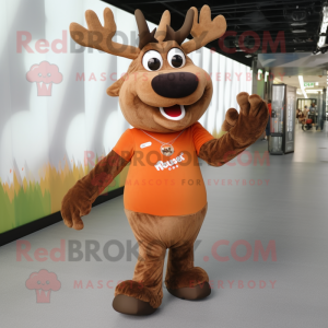 Rust Elk mascotte kostuum...