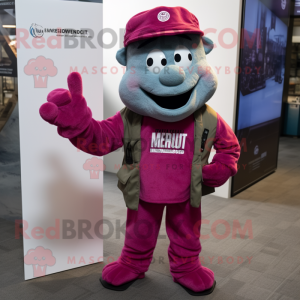 Magenta Marine Recon maskot...