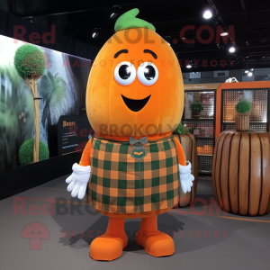 Orange Cucumber mascotte...