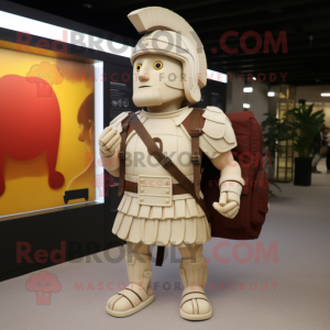 Kremfarget romersk soldat...