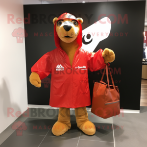 Red Camel mascotte kostuum...