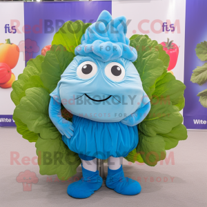 Postava maskota Sky Blue...