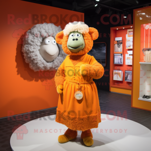 Orange Merino Sheep...