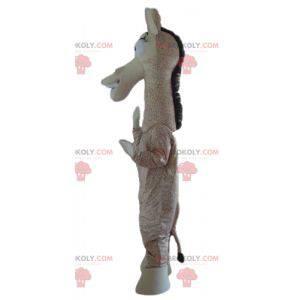 Giant beige and brown giraffe mascot - Redbrokoly.com