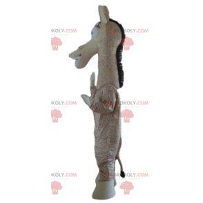 Girafa gigante mascote bege e marrom - Redbrokoly.com