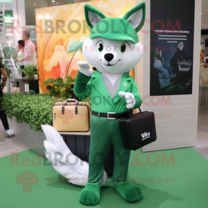 Green Fox maskot kostume...