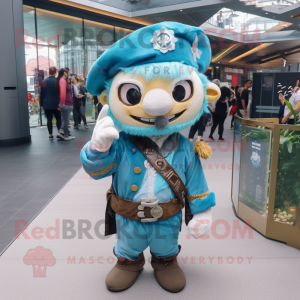 Sky Blue Pirate mascotte...