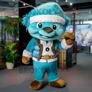 Sky Blue Pirate mascotte...