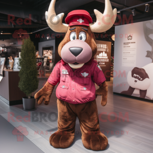 Maroon Moose mascotte...