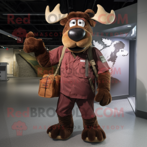 Maroon Moose mascotte...