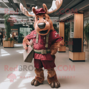 Maroon Moose mascotte...