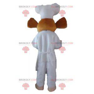 Ratatouille mascote famoso rato vestido como um chef -