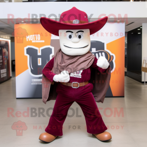 Maroon Cowboy maskot...