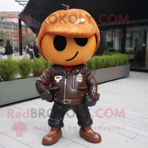 Rust Apple mascotte kostuum...