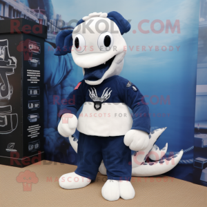 Navy Hydra mascotte kostuum...