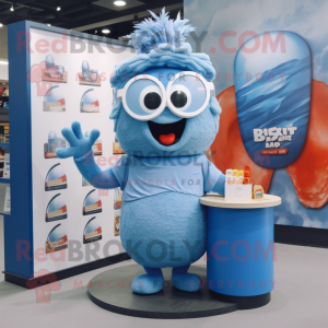 Blauw Ramen mascotte...