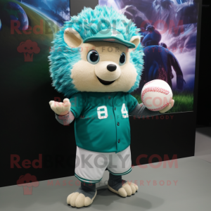 Cyan Hedgehog mascotte...