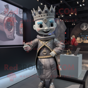 Gray Queen mascotte kostuum...