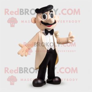Tan champagne maskot...