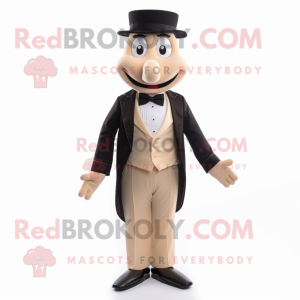 Tan champagne maskot...