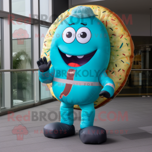 Turkis Donut maskot kostume...