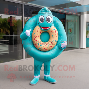 Turkis Donut maskot kostume...