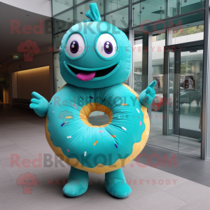 Turkis Donut maskot kostume...