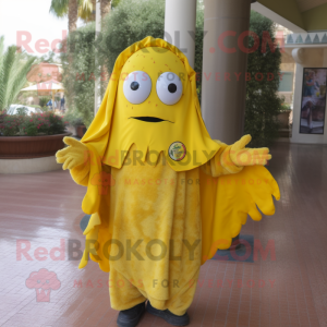 Gul Paella maskot kostume...