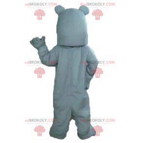 Giant white rat mascot rodent very smiling - Redbrokoly.com