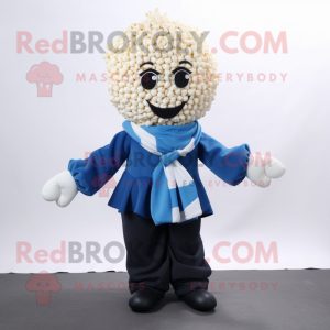 Blue Pop Corn mascotte...