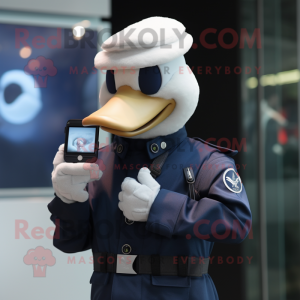 Navy Goose mascotte kostuum...