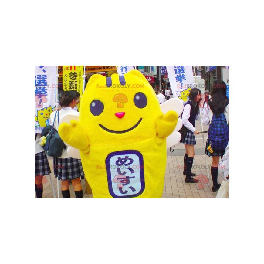 Pikachu yellow snowman mascot - Redbrokoly.com